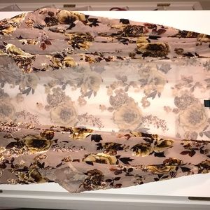 Velvet flower cardigan